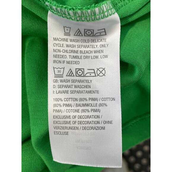 Isaac Mizrahi Live Cardigan and Long Sleeve Top Set Size Small Pima Cotton Green - Picture 7 of 9